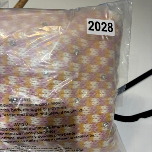 NWT Maje Pink Rhinsetone Knit Maelana Sleeveless Sweater Large - Picture 11 of 11